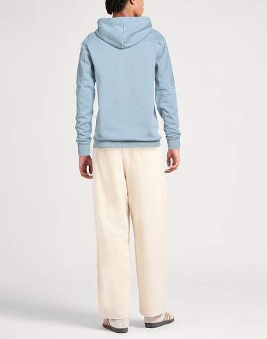 Man Sweatshirt Light blue Size M Cotton, Polyester