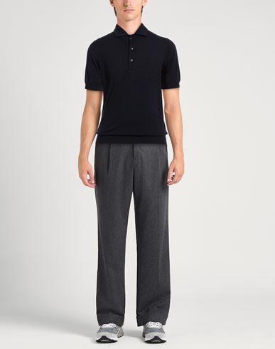 The Fine Essentials Man Sweater Midnight blue Size 38 Merino Wool