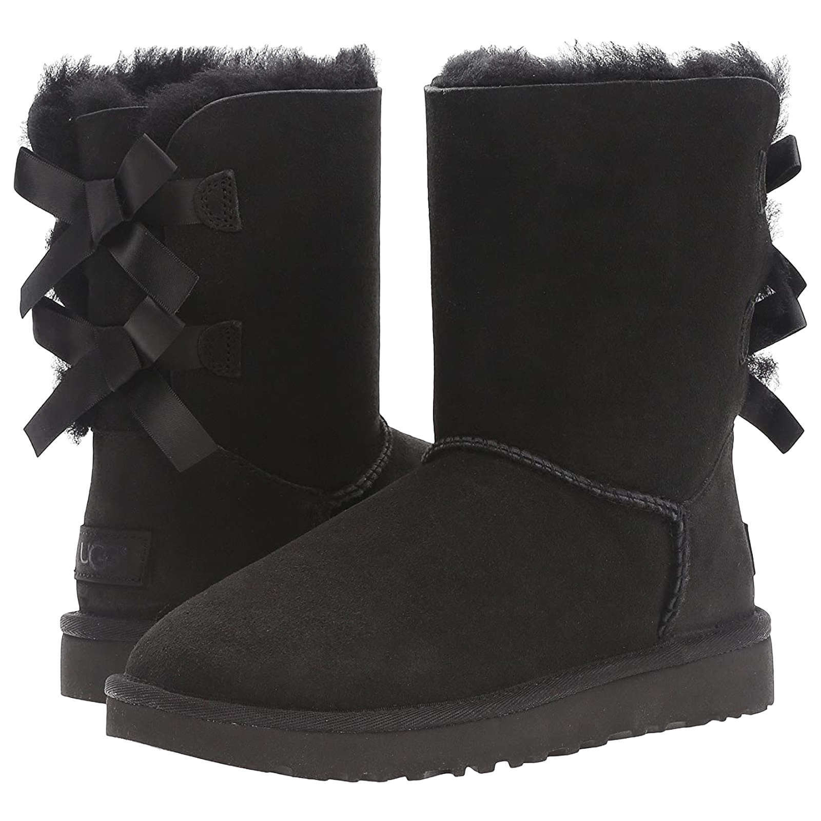 Ugg Bailey Bow II Water Resistant Suede Sheepskin Women's Winter Boots