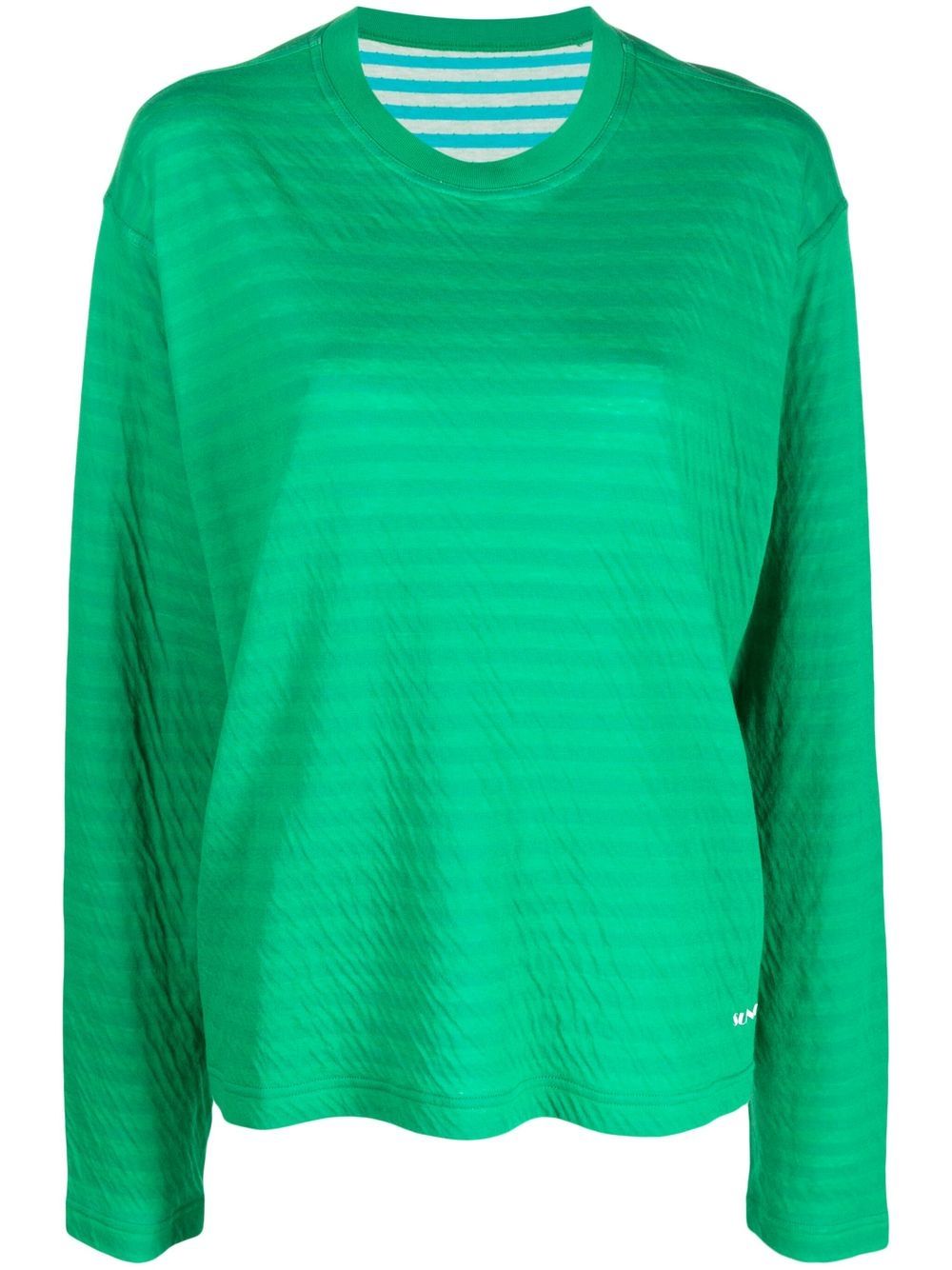 Long-sleeves cotton sweatshirt - Green