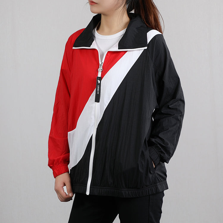 (WMNS) Sportswear Swoosh Woven Sports Jacket Red