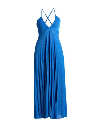 Woman Jumpsuit Blue Size 2 Cotton, Polyester, Polyamide, Nylon, Elastane