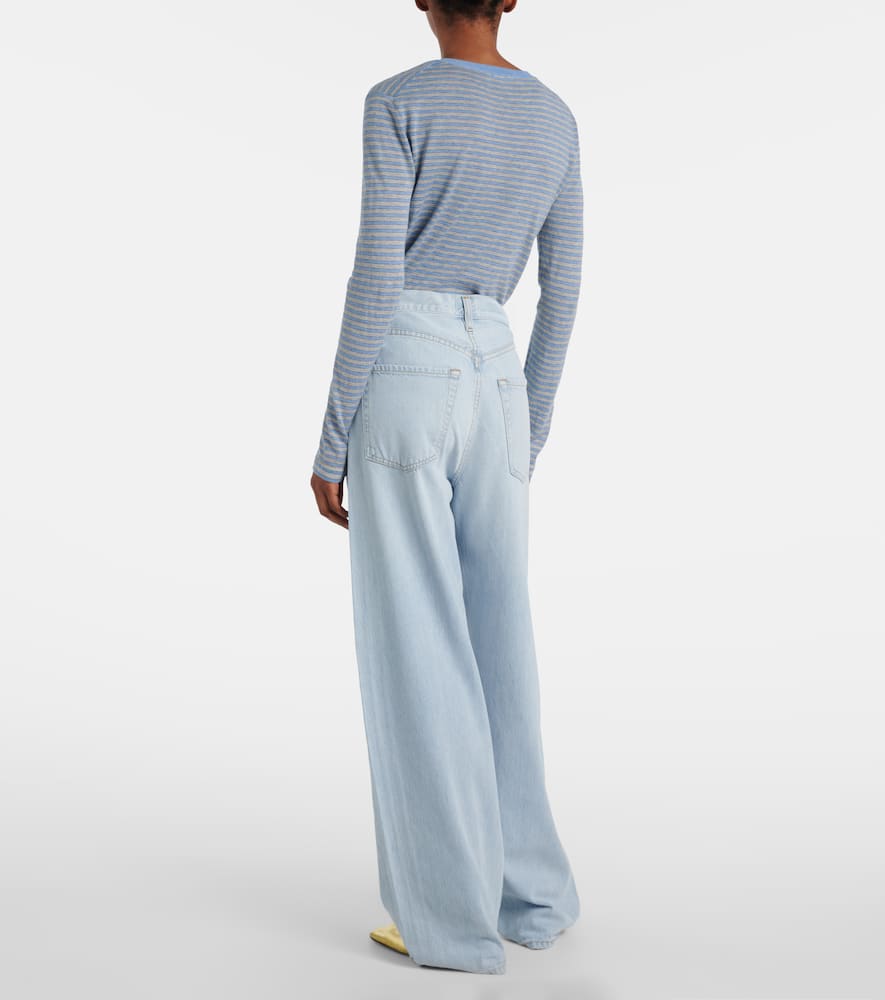 Brynn low-rise wide-leg jeans