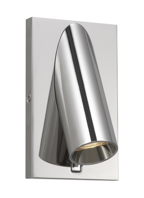 Polished Nickel LED Wall Sconce from the Ponte Collection