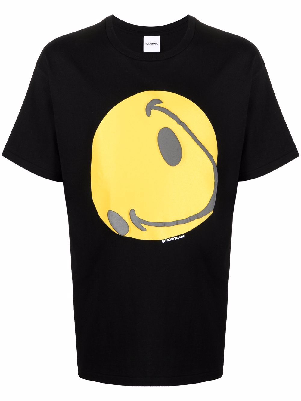 Graphic-print cotton T-shirt - Black