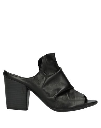 Woman Sandals Black Size 6 Leather