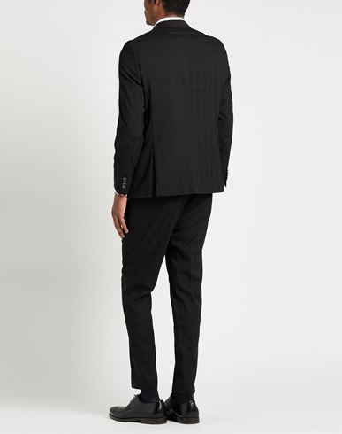 Man Suit Black Size 48 Polyester, Viscose, Elastane
