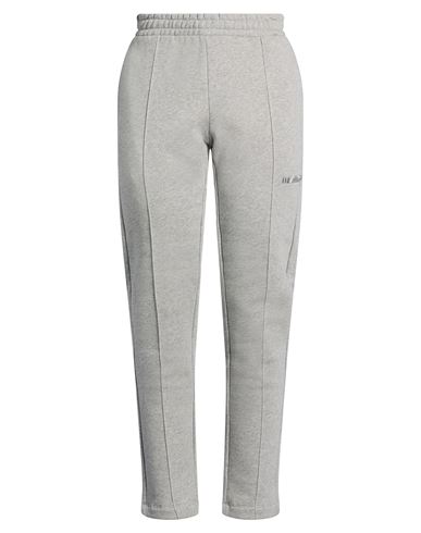 Woman Pants Light grey Size 4 Cotton