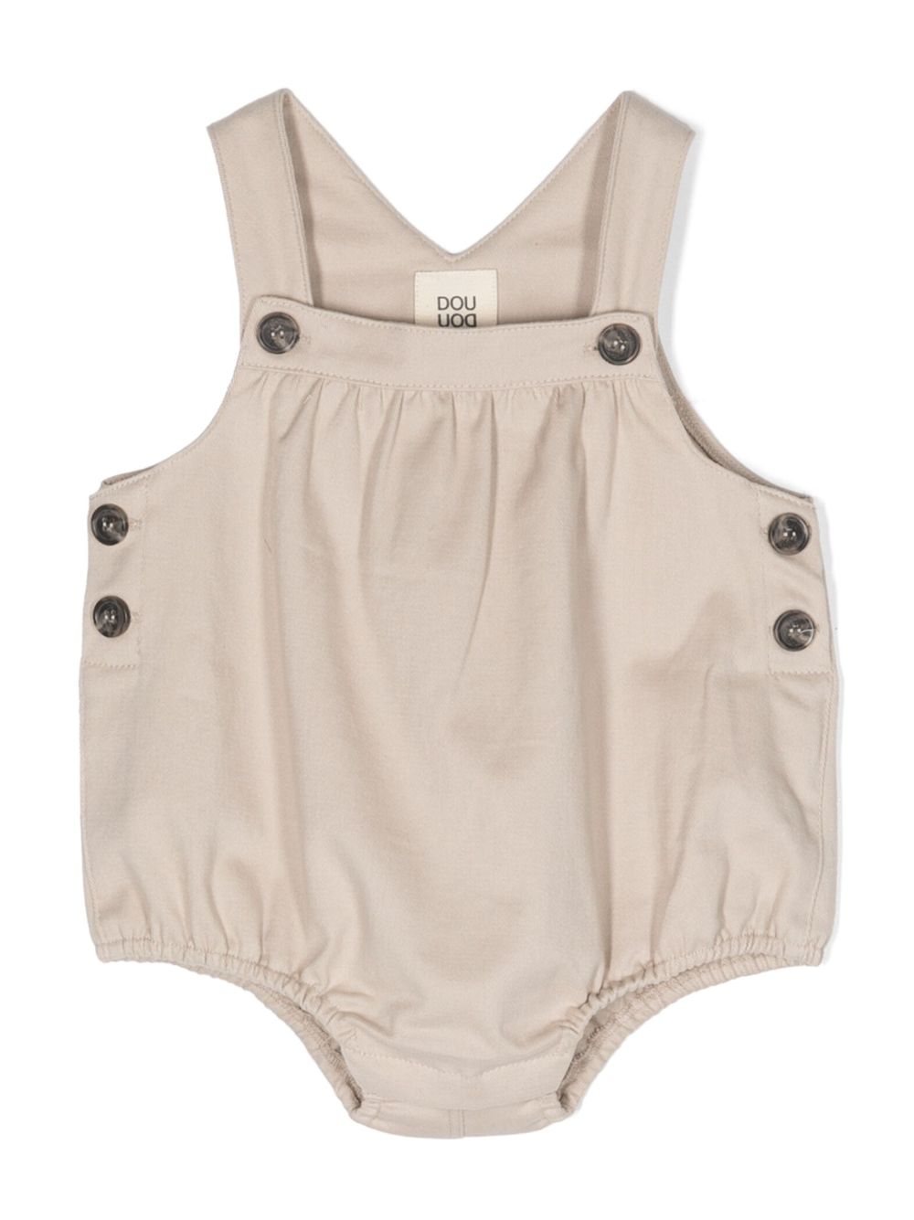 Sleeveless cotton shorties - Neutrals