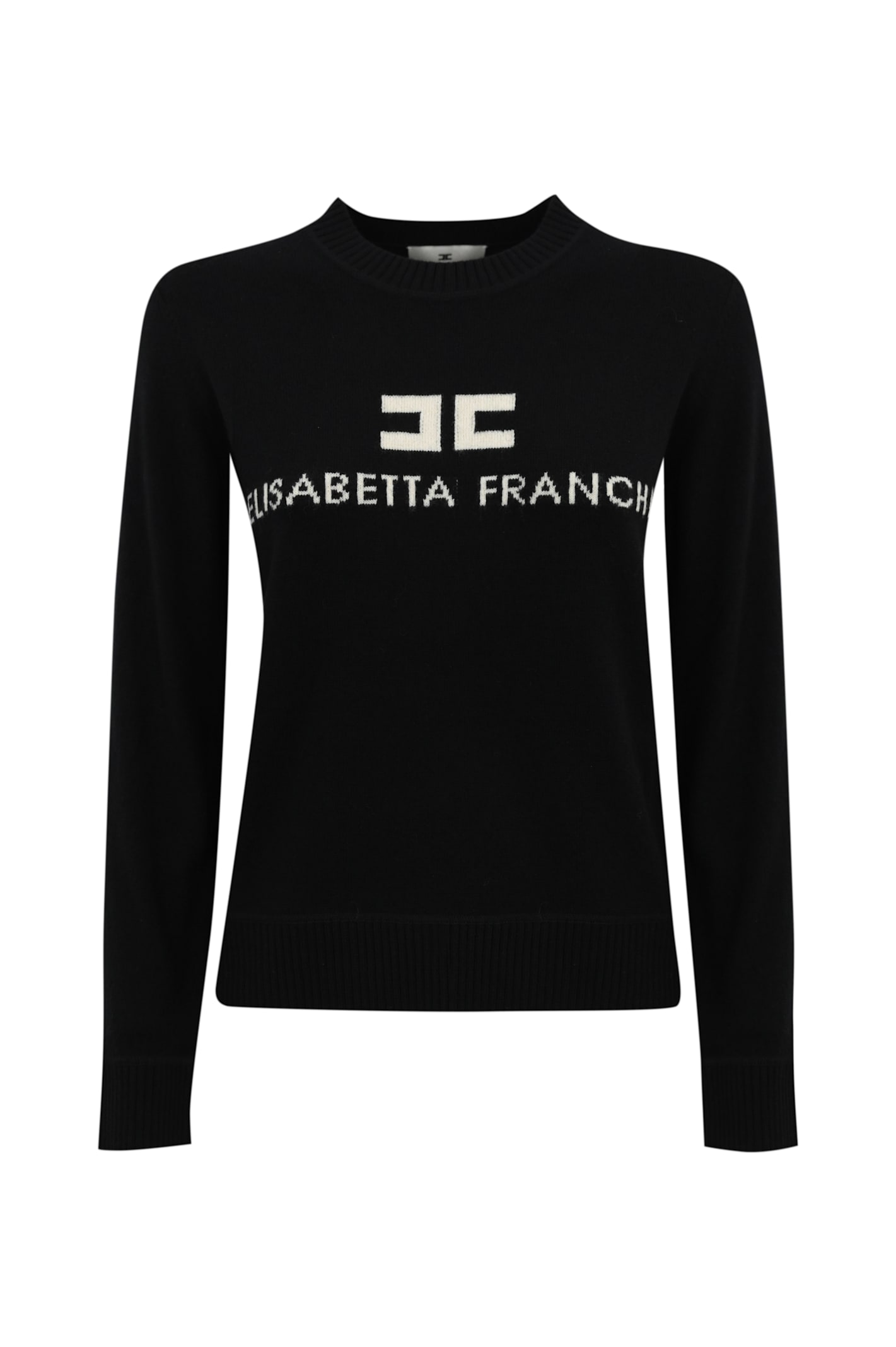 Cashmere Blend Sweater With Logo