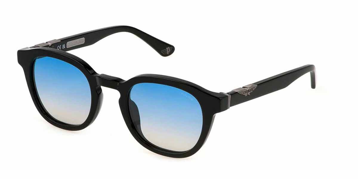 Police SPLL82 ORIGINS 60 0700 Men's Sunglasses Black