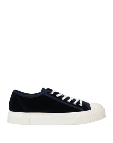 Man Sneakers Navy Size 5 Textile fibers, Rubber