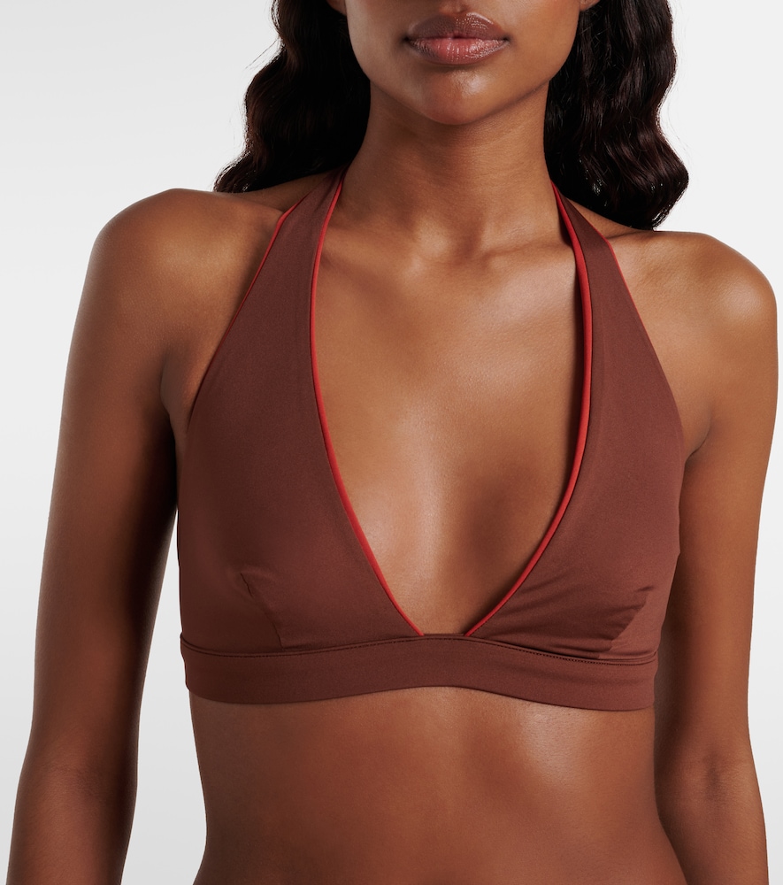 Bazia reversible halterneck bikini top