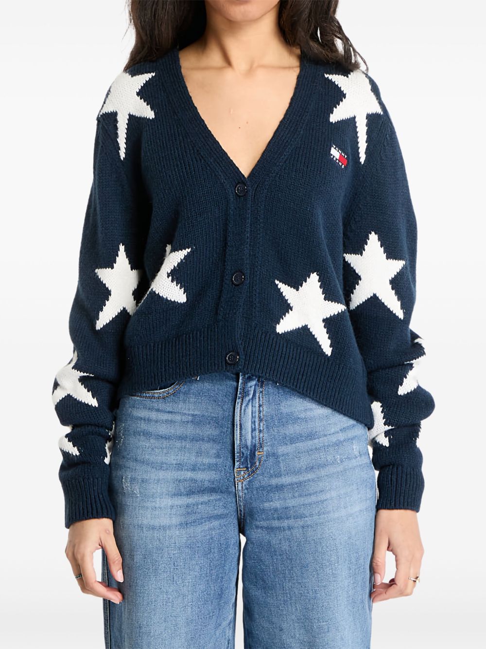 Star cardigan - Blue