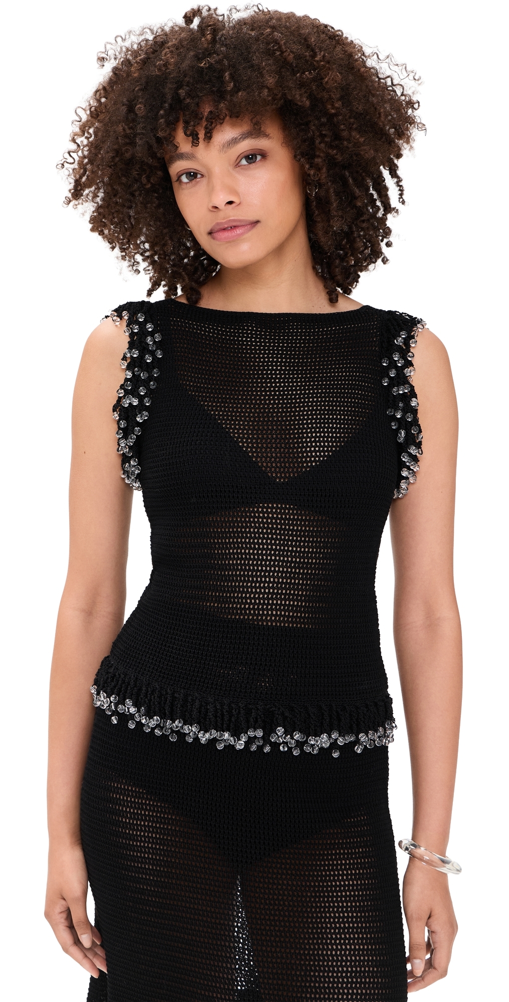 Fringe Top Black