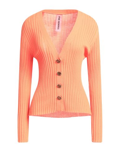 Woman Cardigan Orange Size 4 Wool