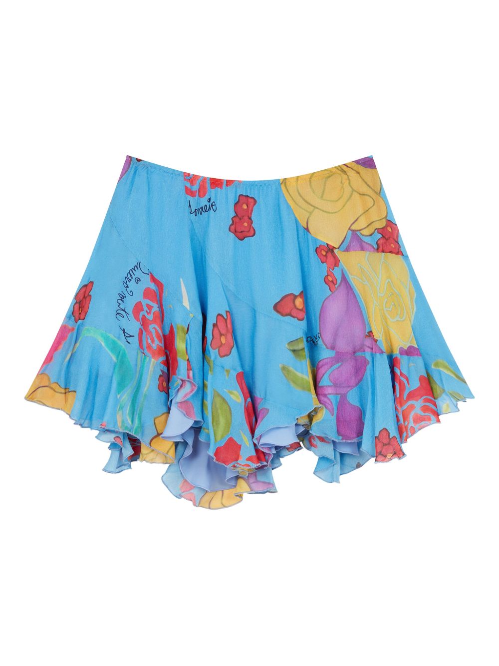 Donde Esteban Cielo mini skirt - Blue