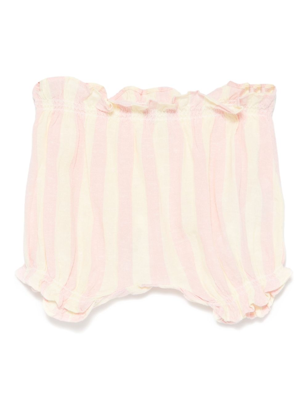 Striped shorts - Yellow