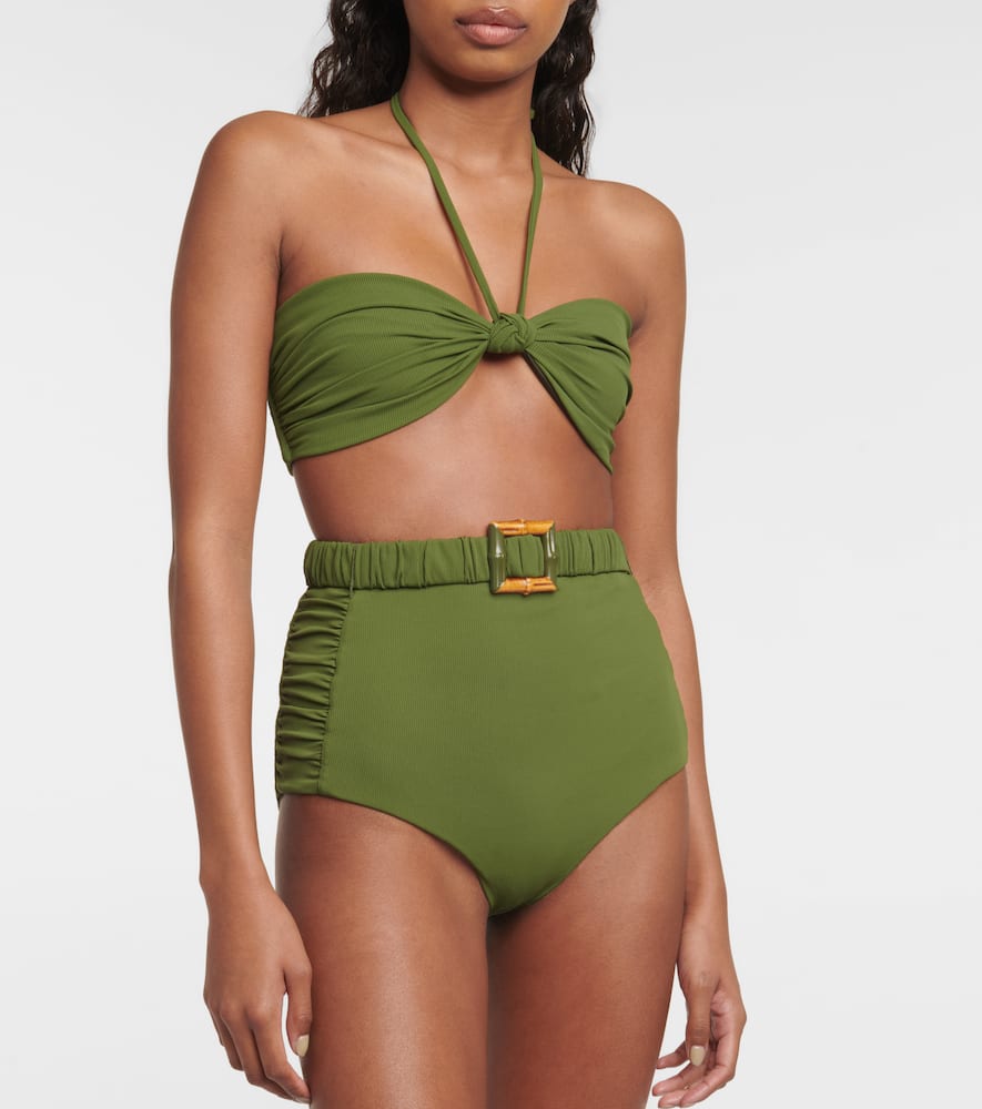 High-rise bikini bottoms