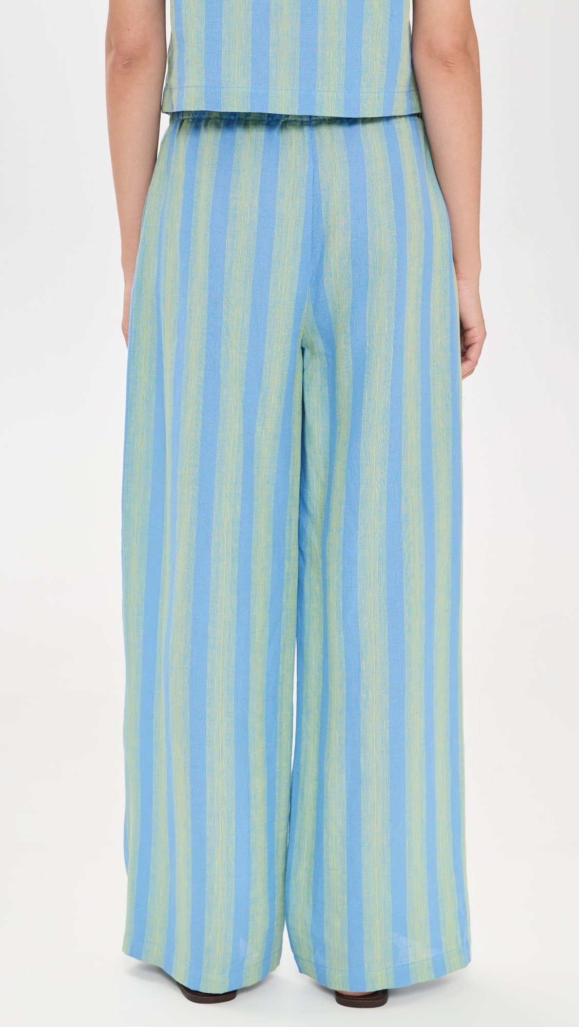 Mateo Linen Pants Seaport Stripe