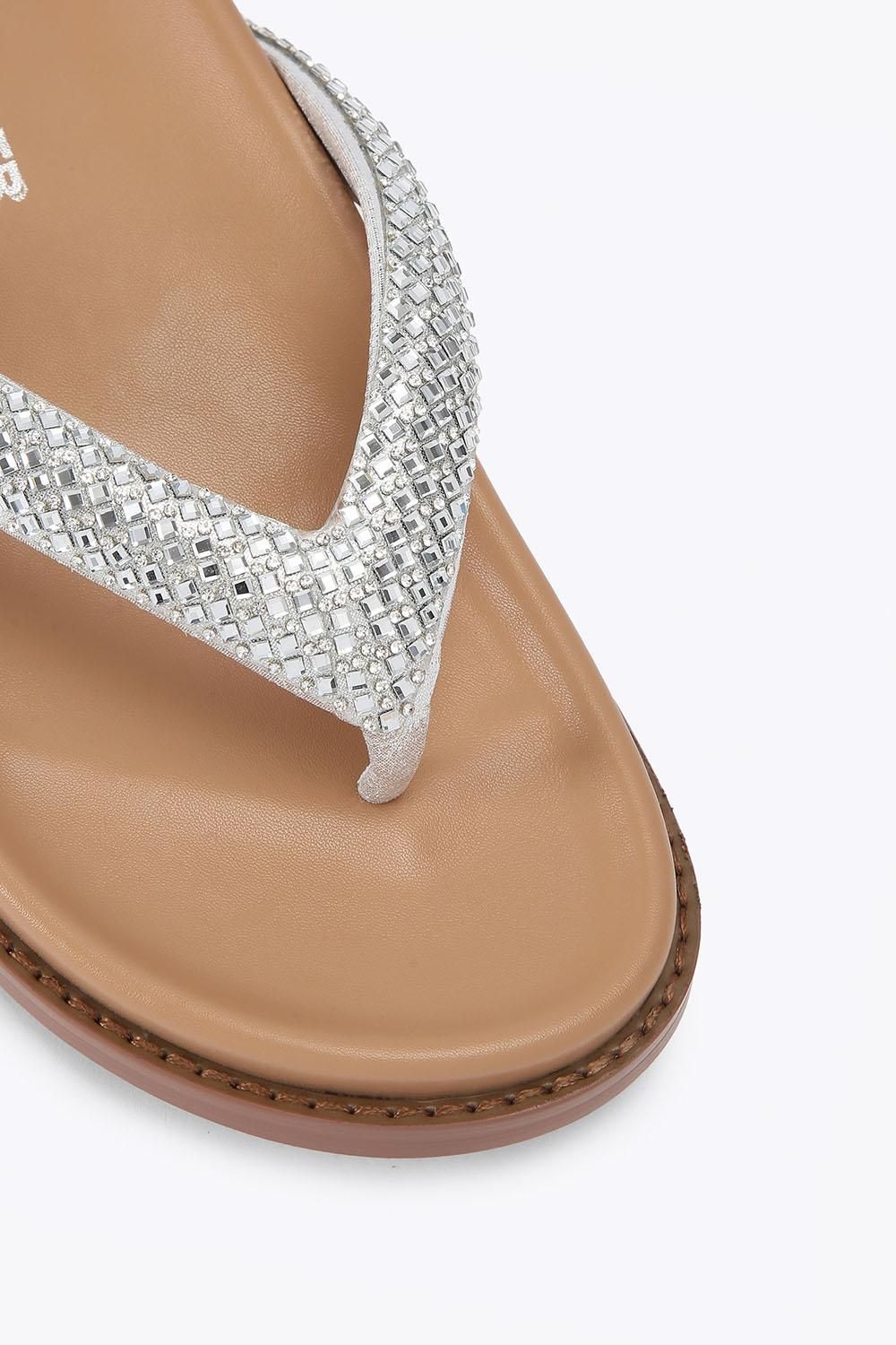 KG Kurt Geiger Women's 'Ryn' Sandals in Silver