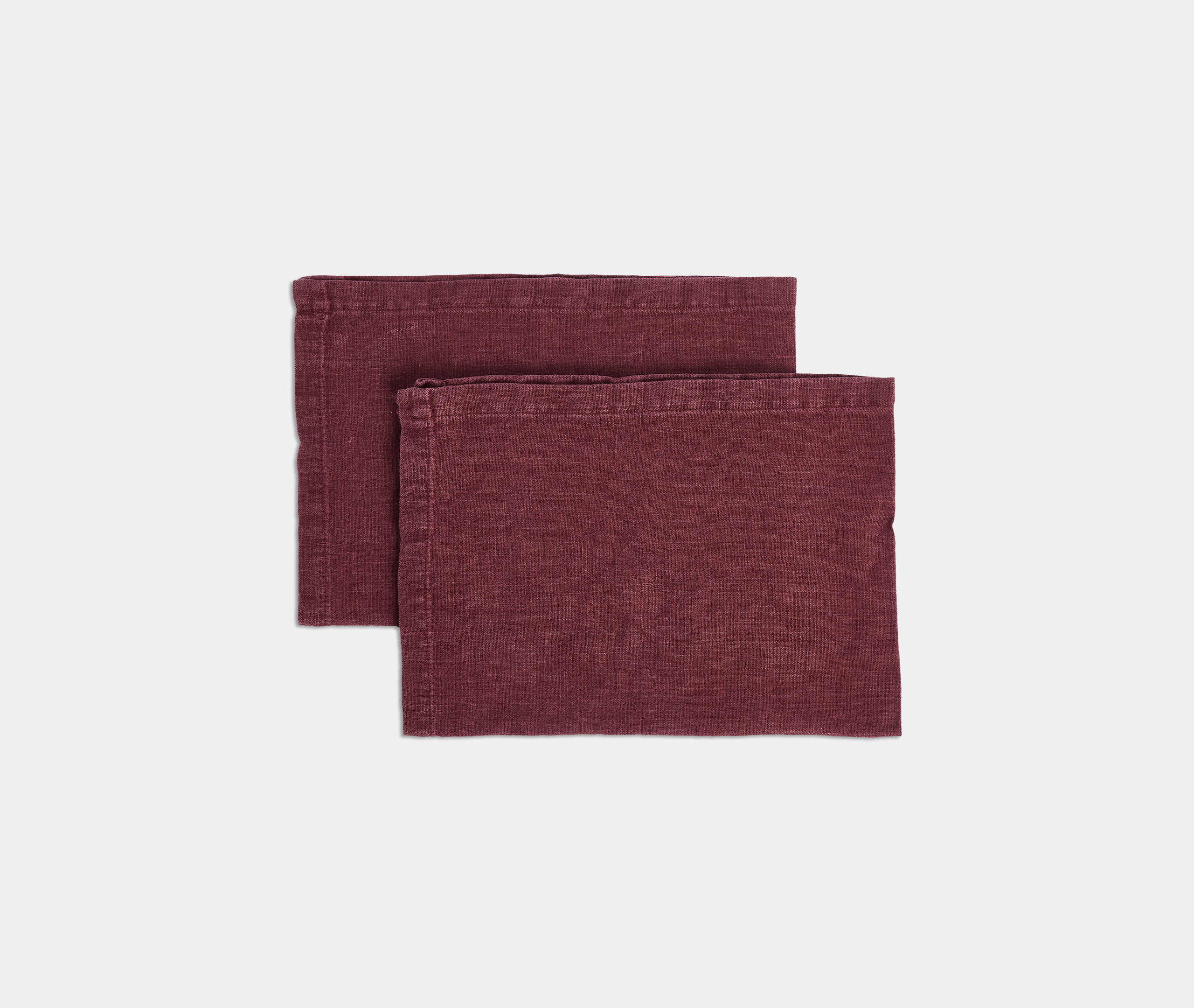 Placemats, Set Of Two, Wine