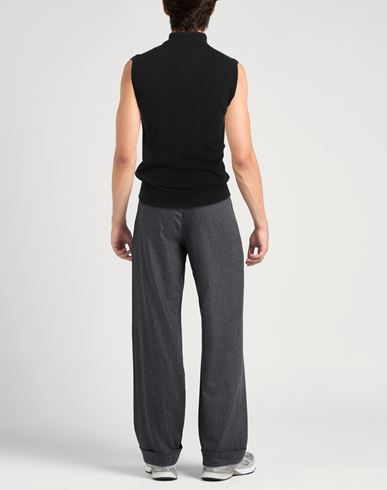 Man Cardigan Black Size 36 Merino Wool