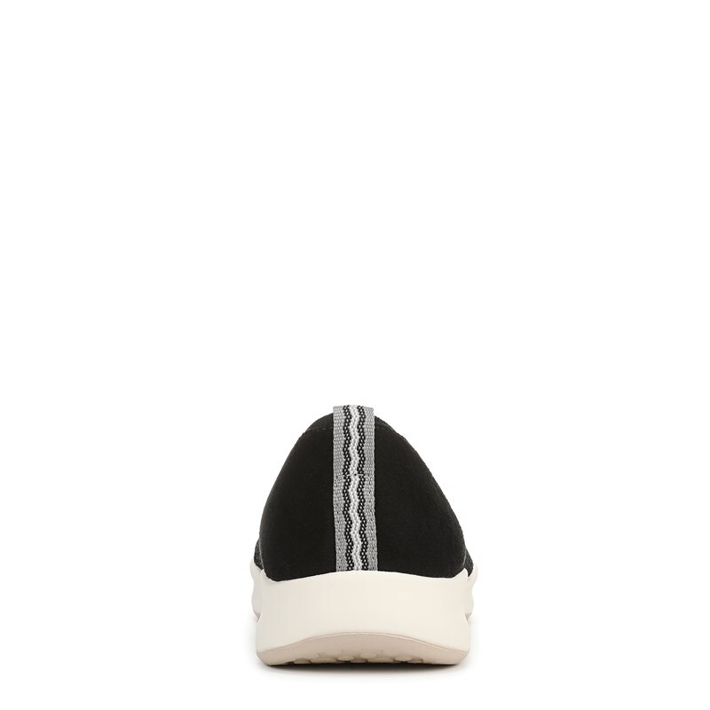 Women's Unity Skimmer Slip On Shoes (Black Stretch Fabric)
