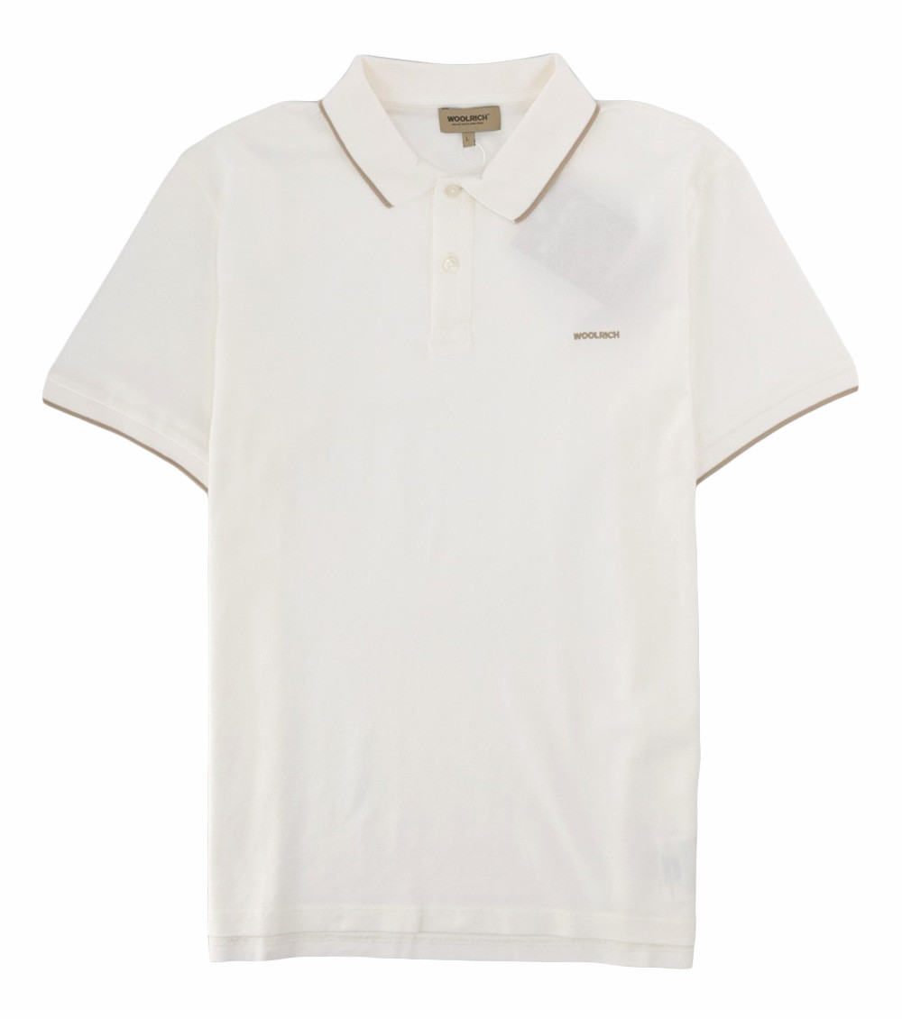 Woolrich - short sleeve polo collar men's top