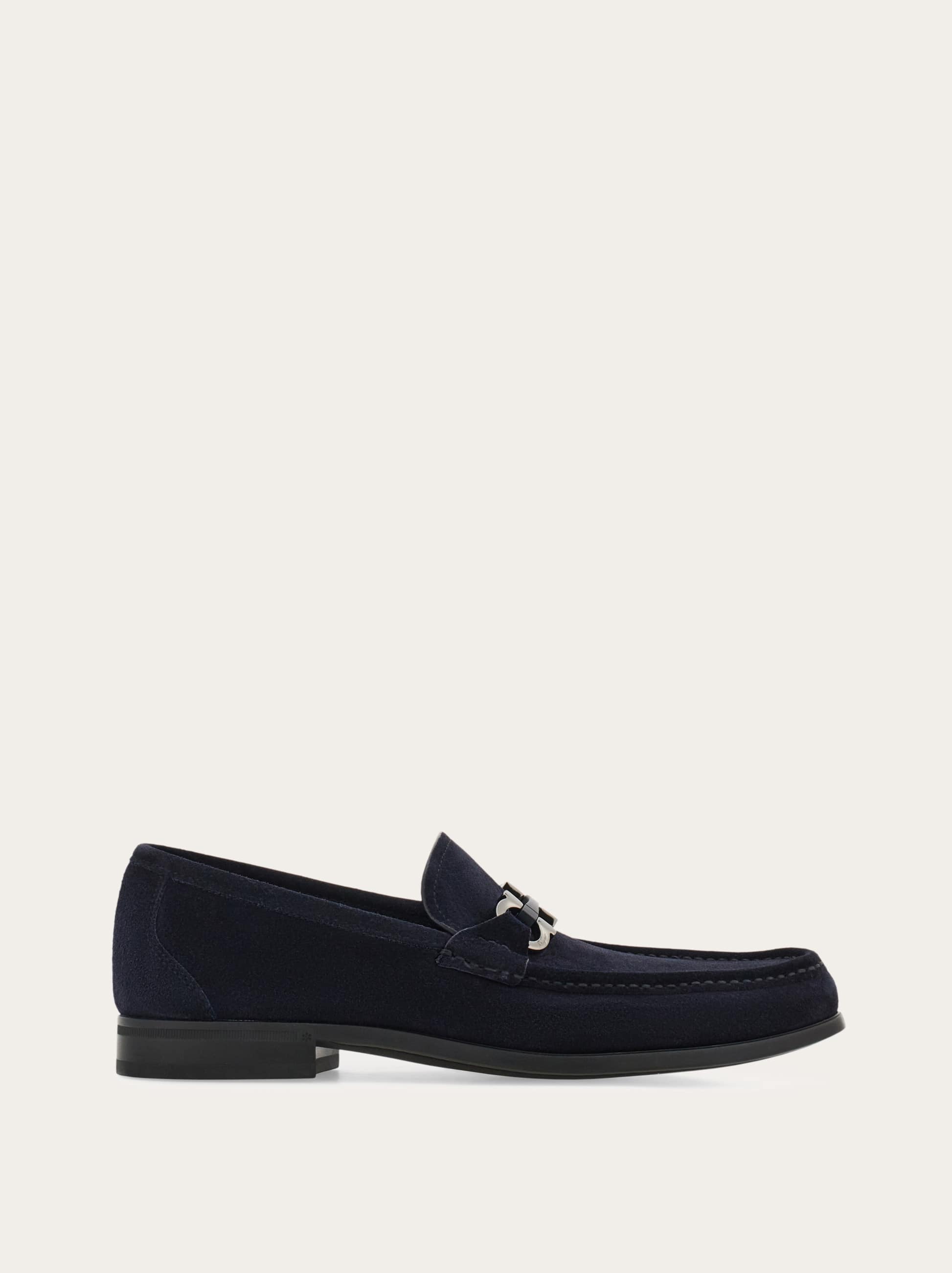 Men Gancini ornament moccasin Blue