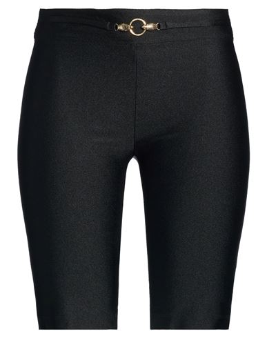 Woman Shorts & Bermuda Shorts Black Size 4 Polyamide, Elastane