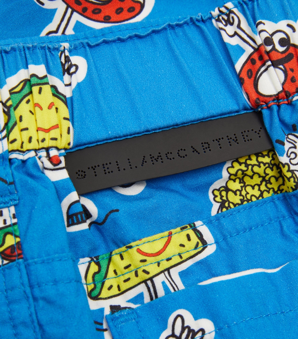 Food Print Shorts (3-36 Months)