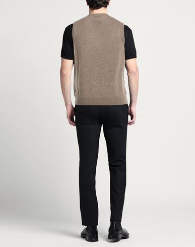 Man Cardigan Taupe Size 36 Cashmere