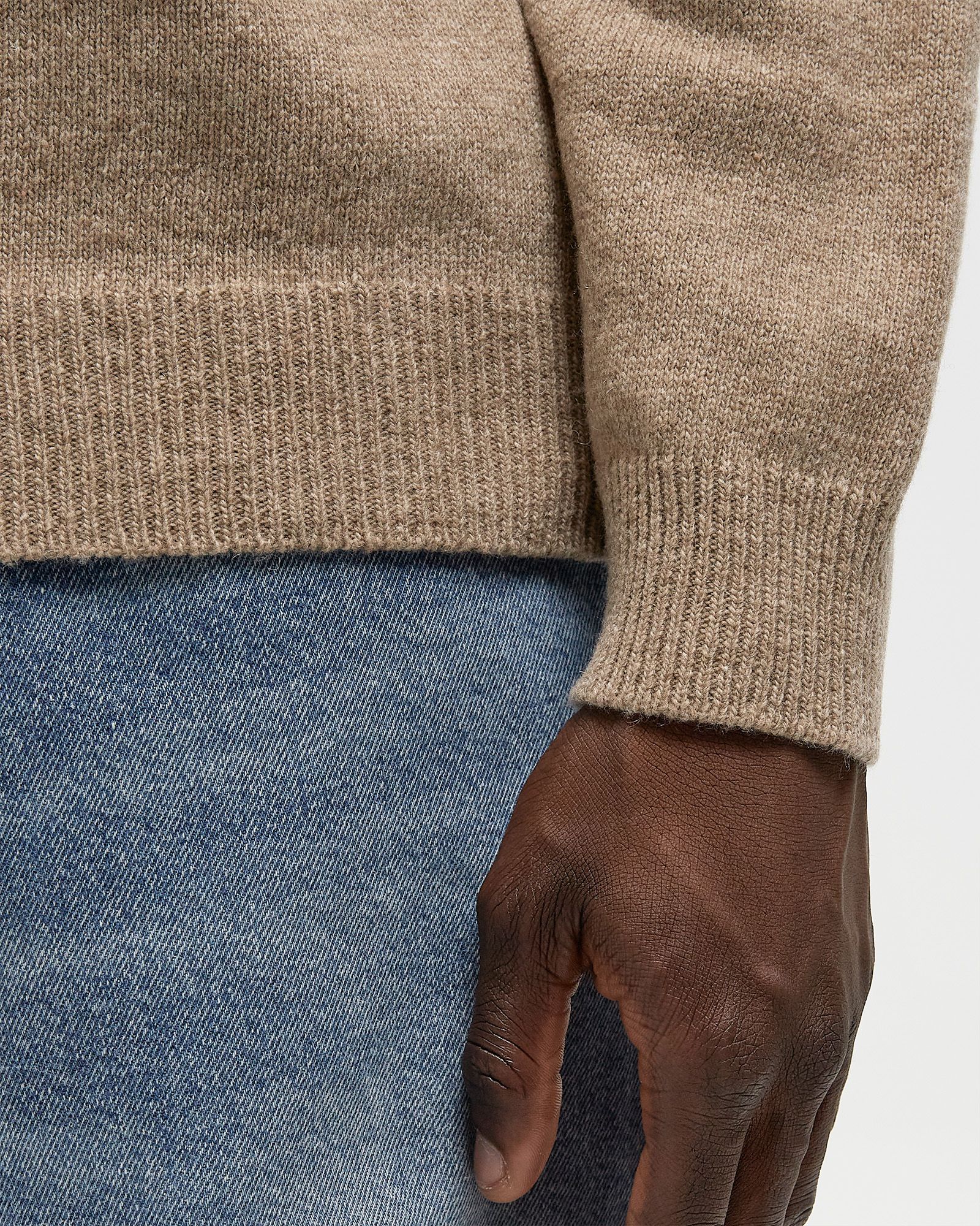 DUCK PATCH SWEATER beige male Pullovers now available at BSTN