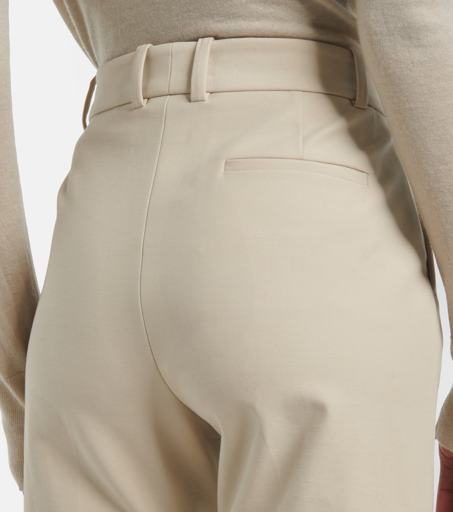 Tafira cotton-blend flared pants