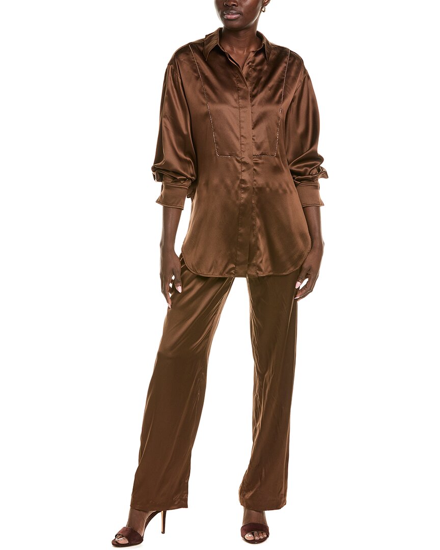Silk-Blend Jumpsuit