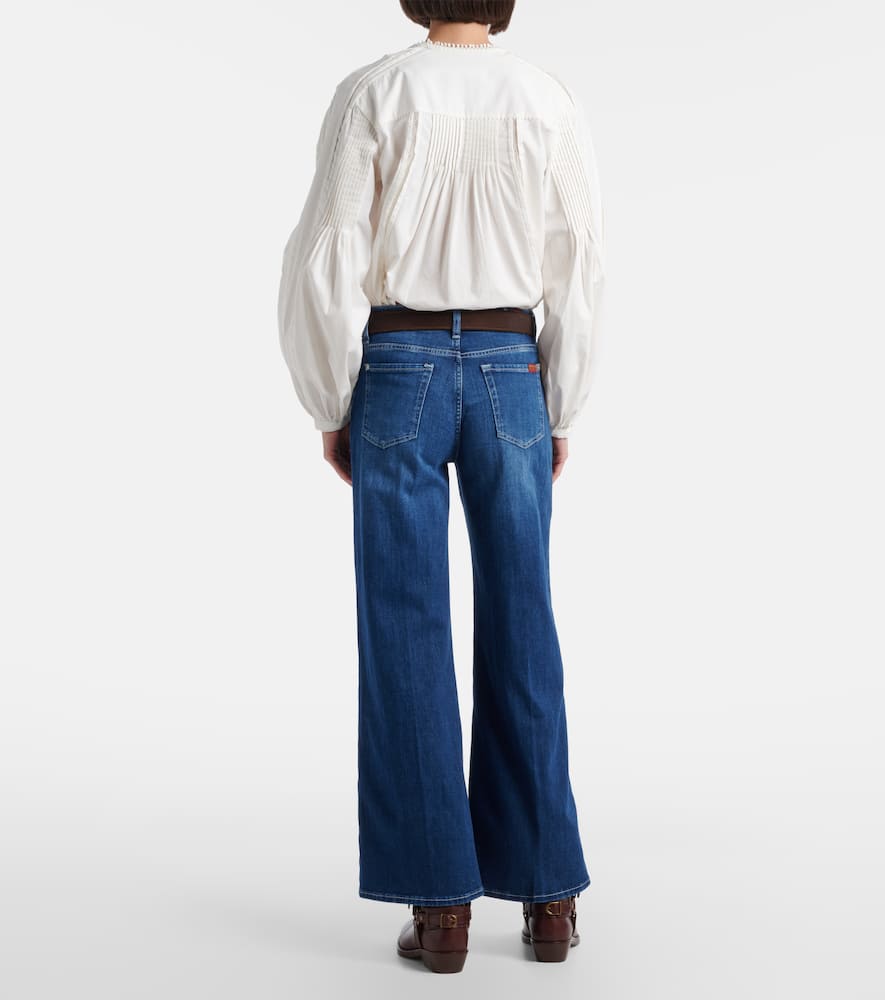 Lotta Ankle wide-leg jeans