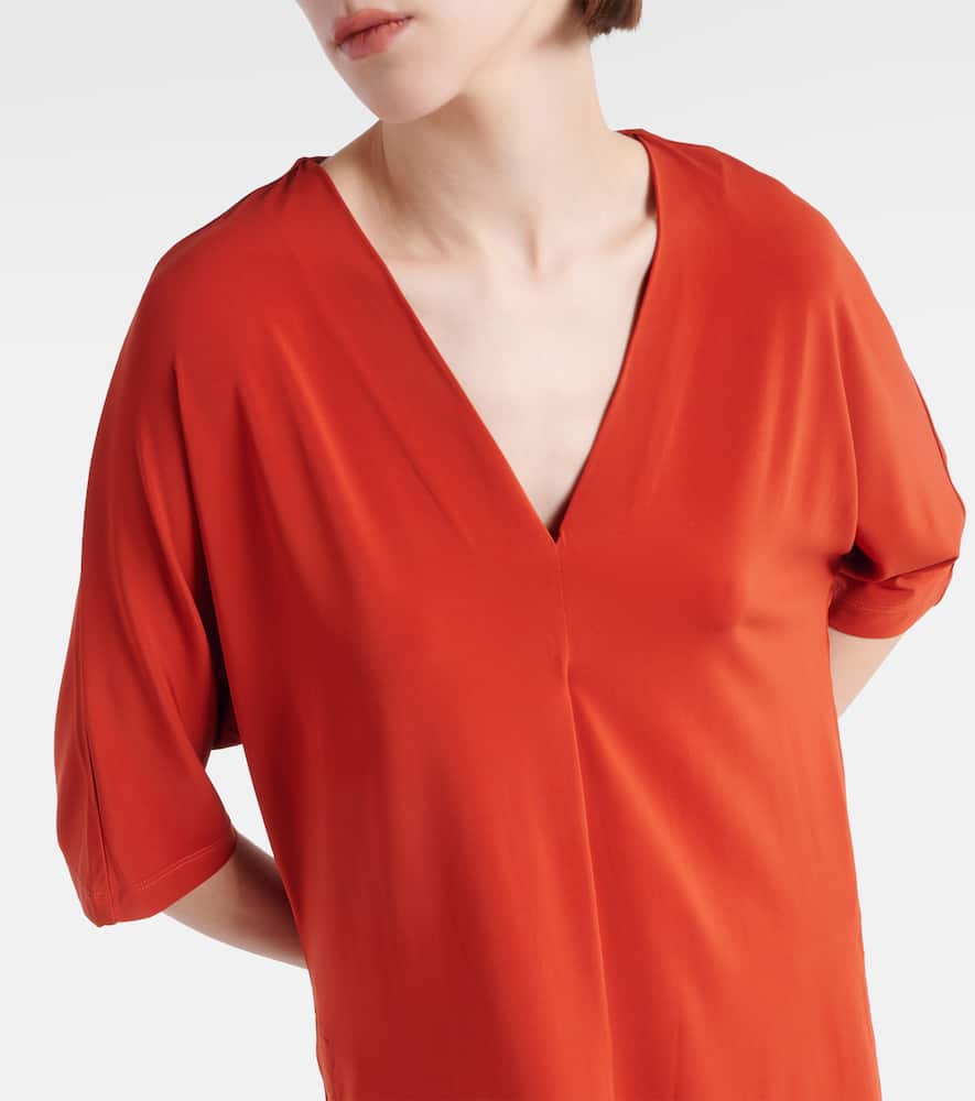 Max Mara Leisure Bormida linen-blend midi dress