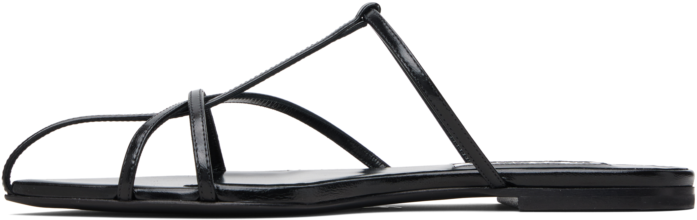 Black Pointed Toe Sandals