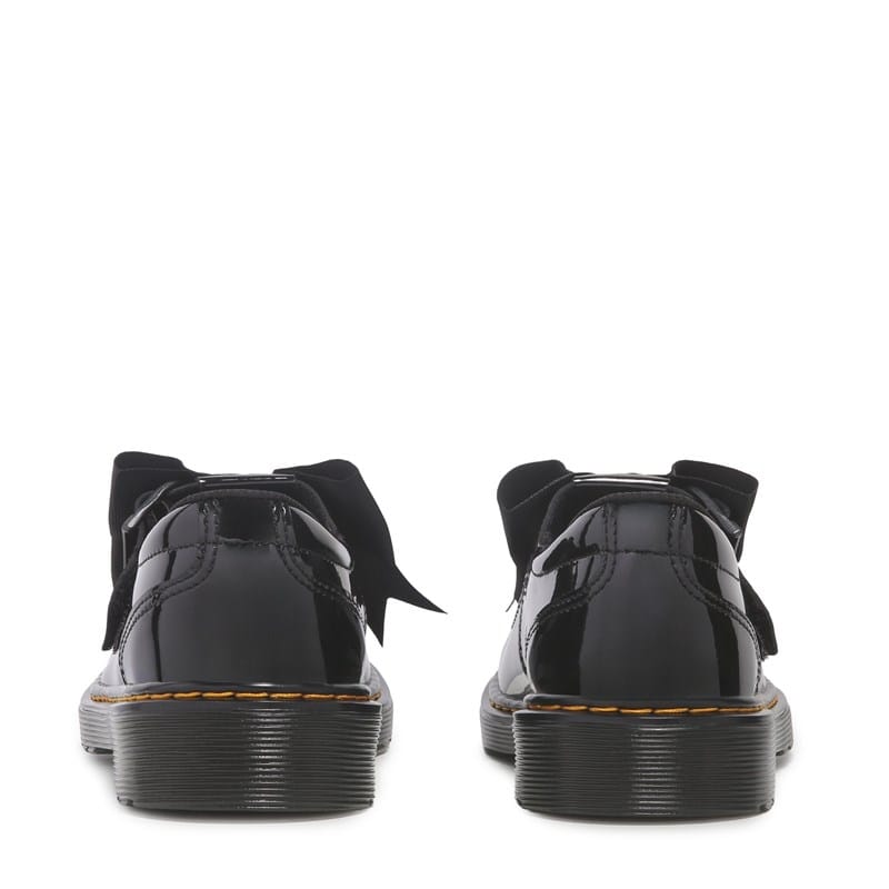 Kids' Polley Bow Mary Jane Little Kid Shoes (Black Patent)