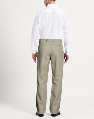 Man Pants Taupe Size L Virgin Wool