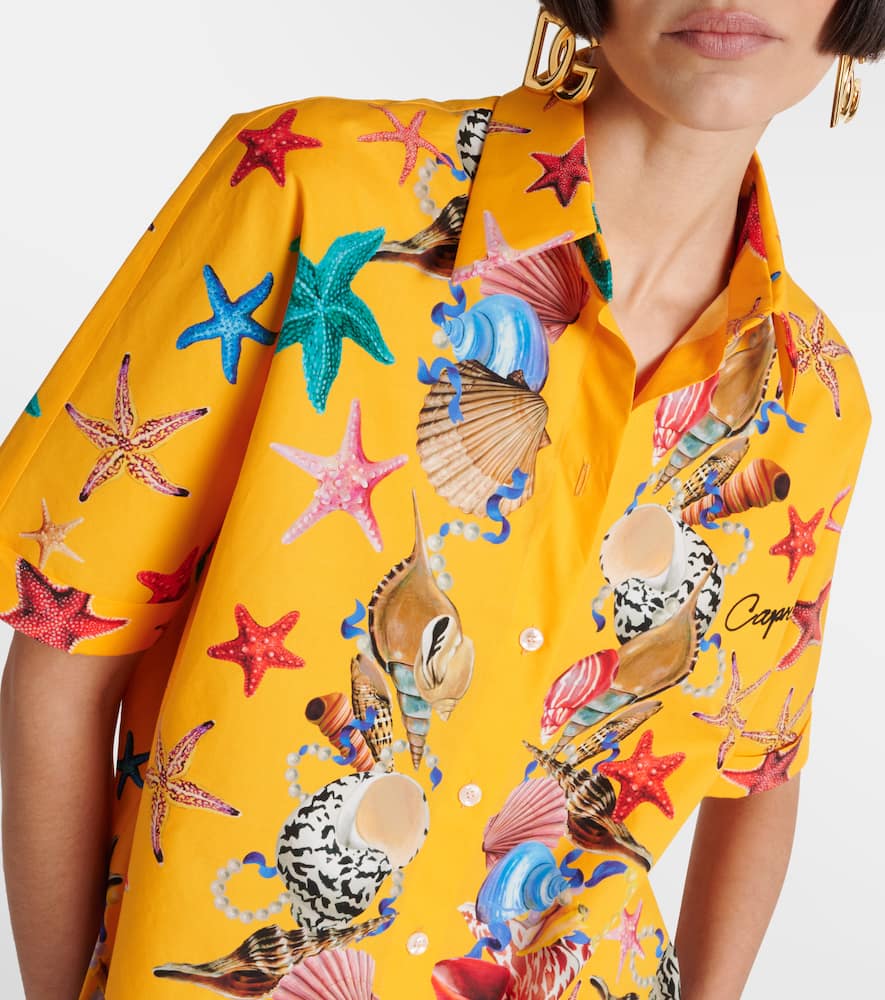 Capri printed cotton shirt