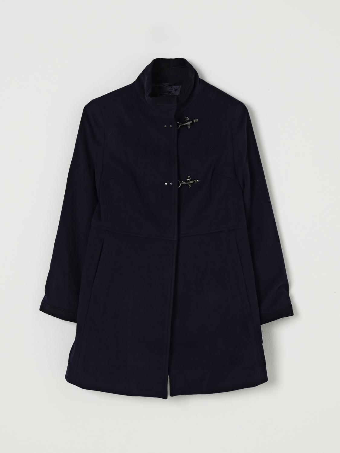 Coat Kids color Blue