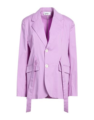 Odì Odì Woman Blazer Lilac Size S Cotton, Elastane