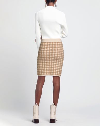 Woman Mini skirt Beige Size XS Viscose, Polyester, Nylon