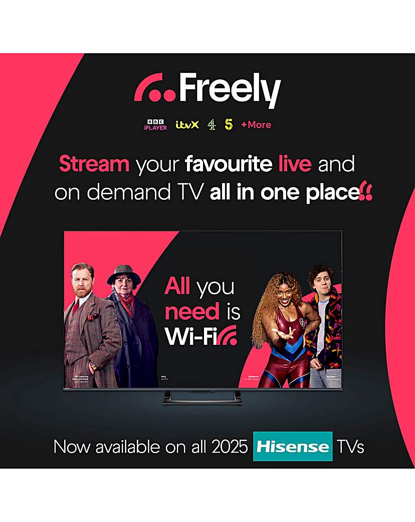 Hisense 40A5QTUK FHD QLED TV Freely