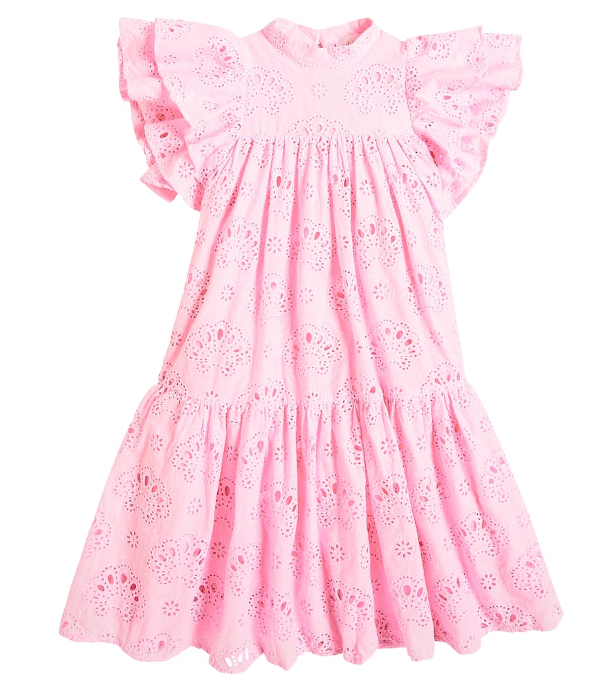 Petite Amalie Embroidered cotton dress