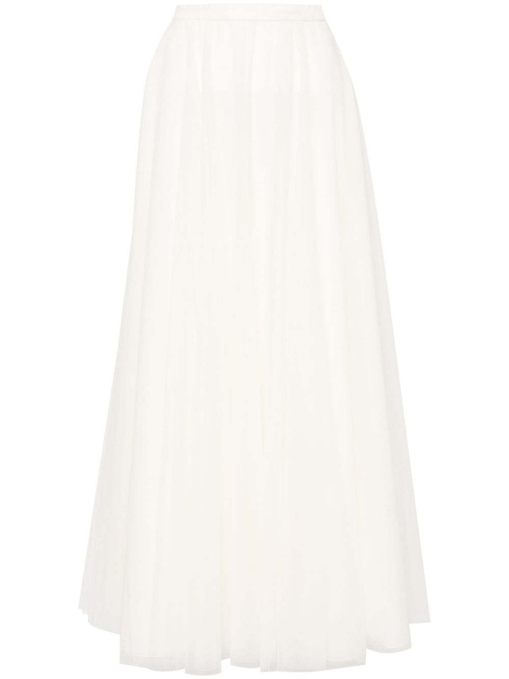 Tulle midi skirt - Neutrals