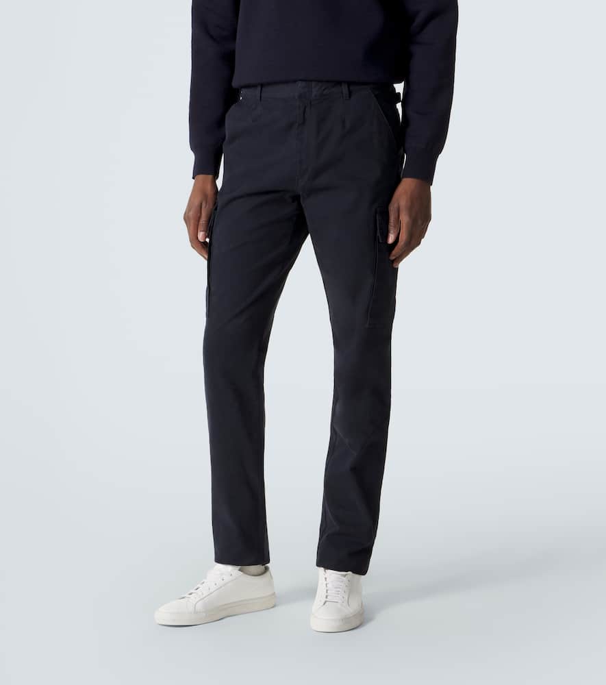 Cotton-blend cargo pants