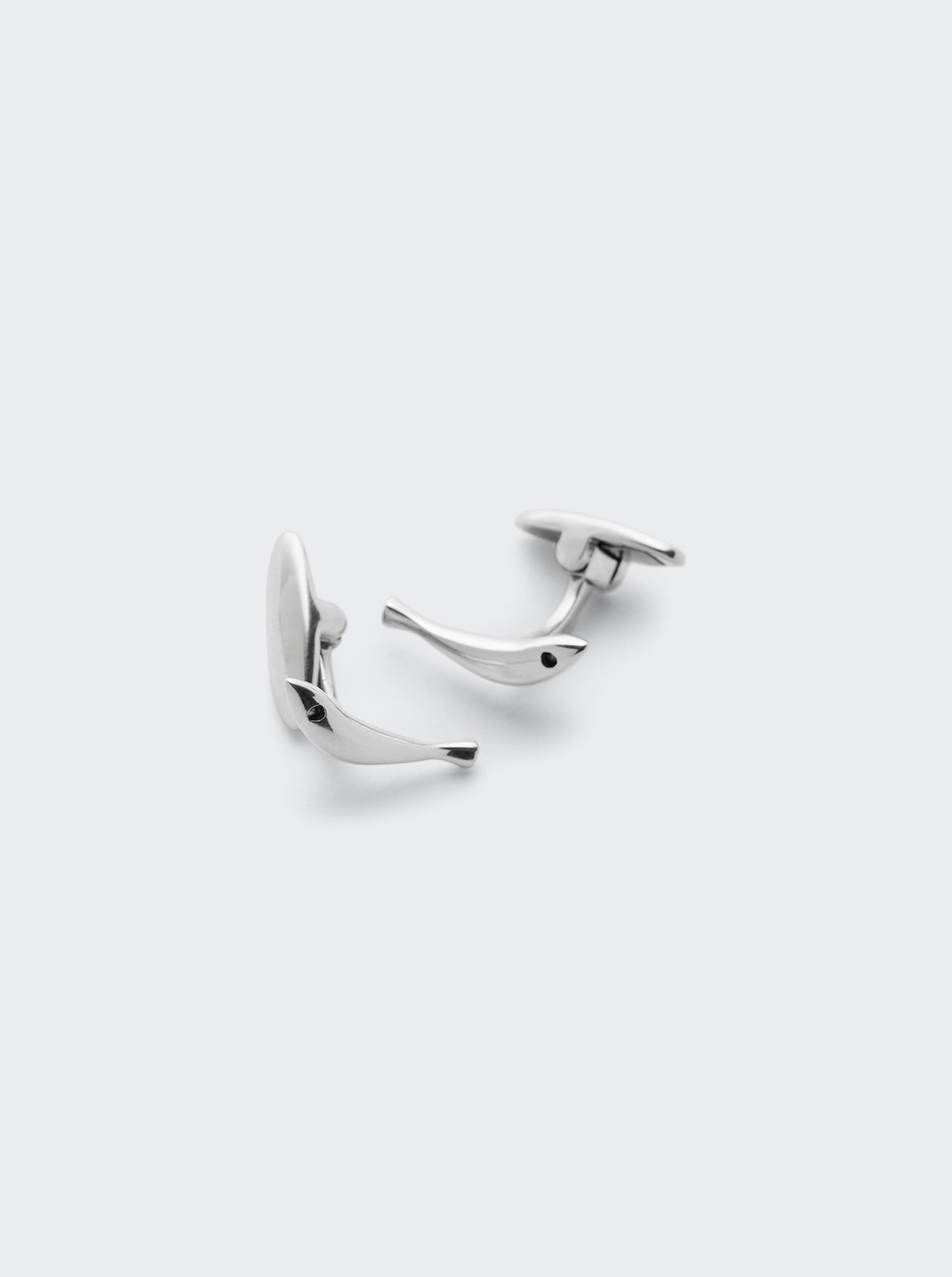 Sardine Cufflinks Silver